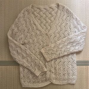Delicate knit vintage cardigan size M/L